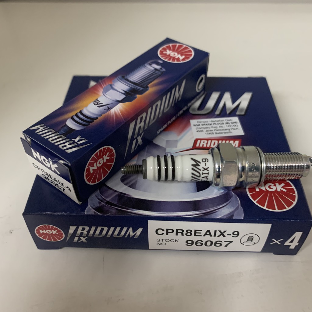 NGK IRIDIUM SPARK PLUG CPR8EAIX9 ( LC135 , WAVE 125 , FUTURE , ICON