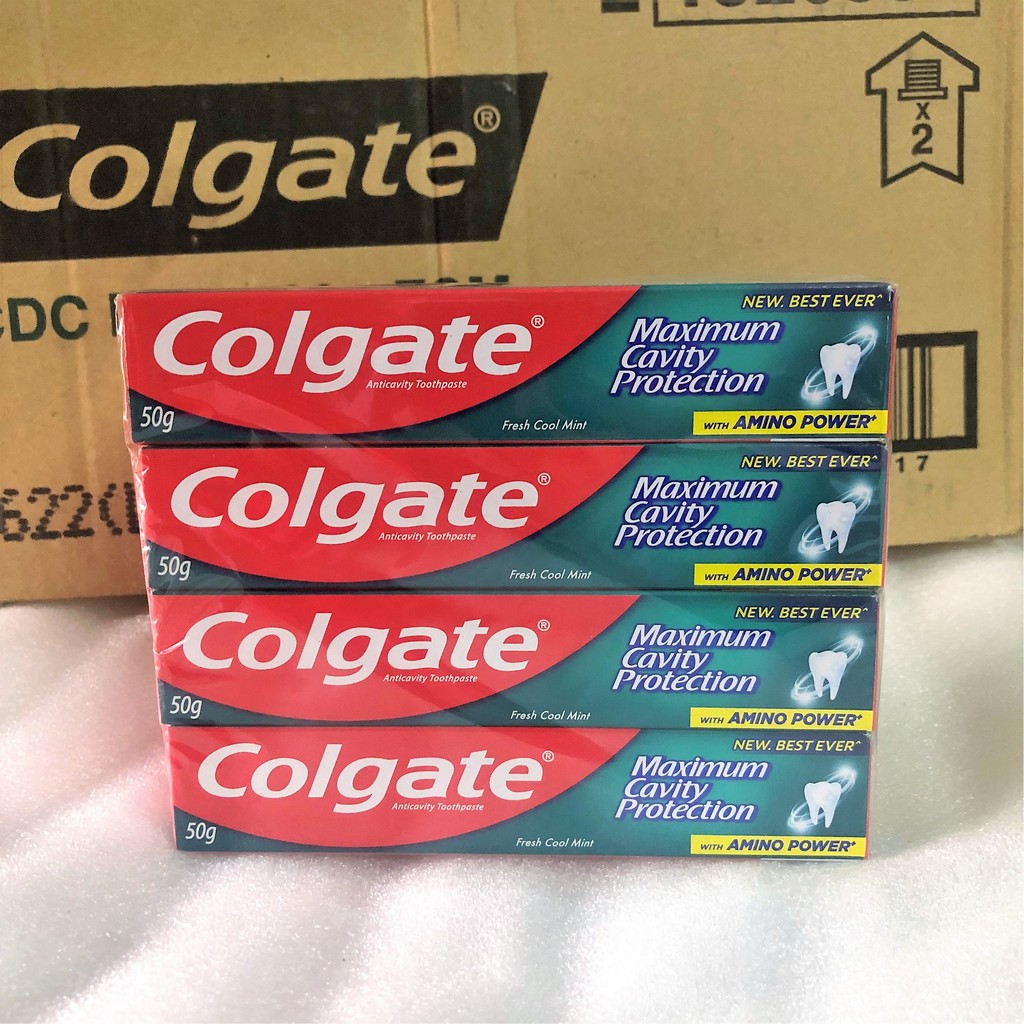 2 Tubes Colgate Maximum Cavity Protection Toothpaste Ubat Gigi 50g