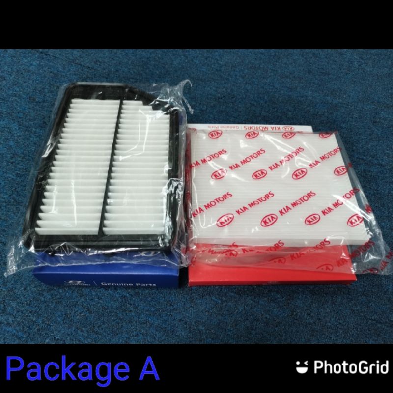 CABIN AIR FILTER & ENGINE AIR FILTER KIA CERATO K3/HYUNDAI ELANTRA 2012