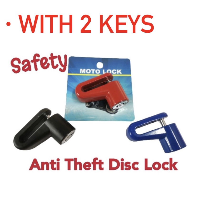 Motorcycle Alloy Disc Lock Anti-Theft DISK BREK BRAKE DISC PLATE LOCK ...