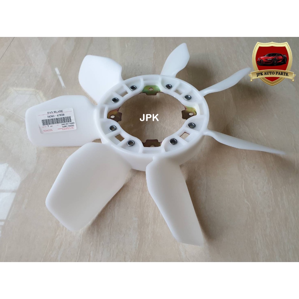 Radiator Fan Blade TOYOTA VIGO 2500 3000 1kd 2KD TIGER D4D 1KZ Each ...