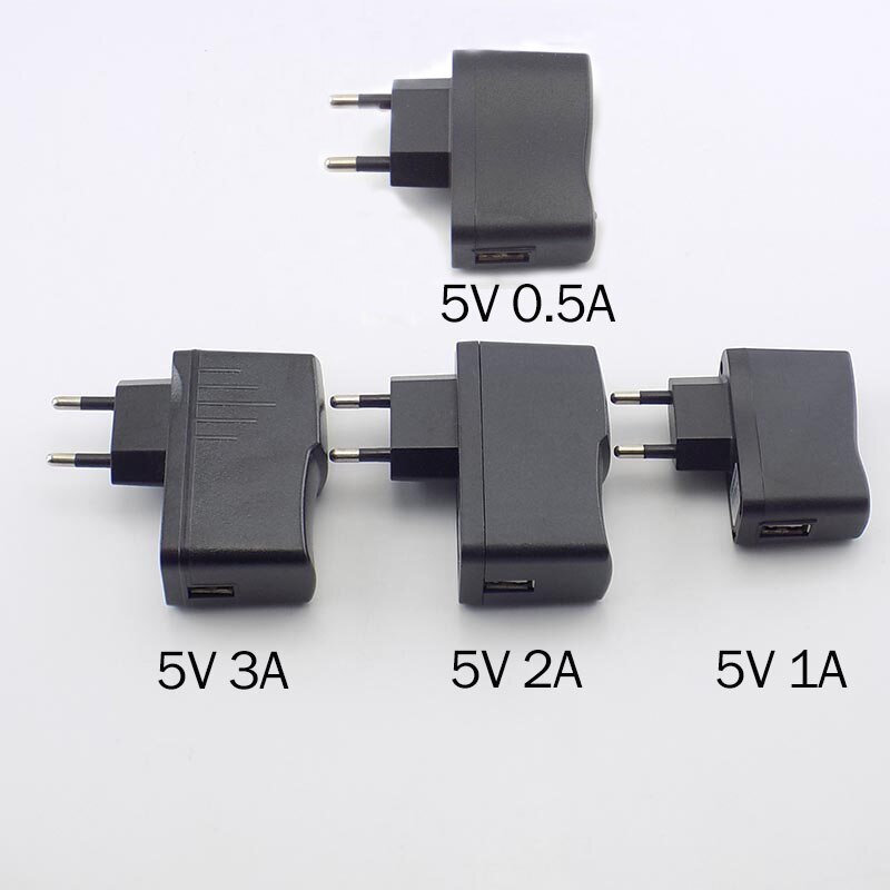 5V 0.5A 1A 2A 3A Micro USB Charger AC To DC Charging Universal USB ...