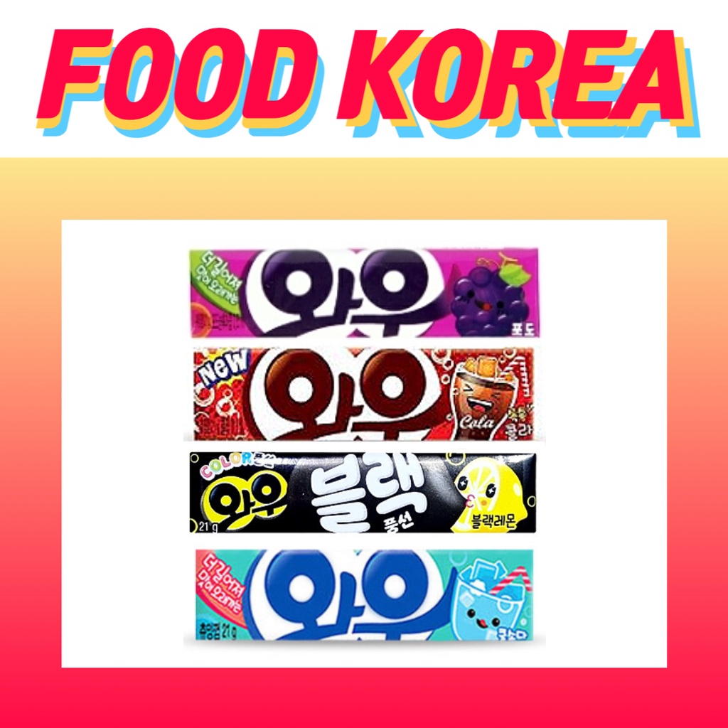 orion Wow bubble gum Korean gum, Korean food, Korean snack, Korean ...