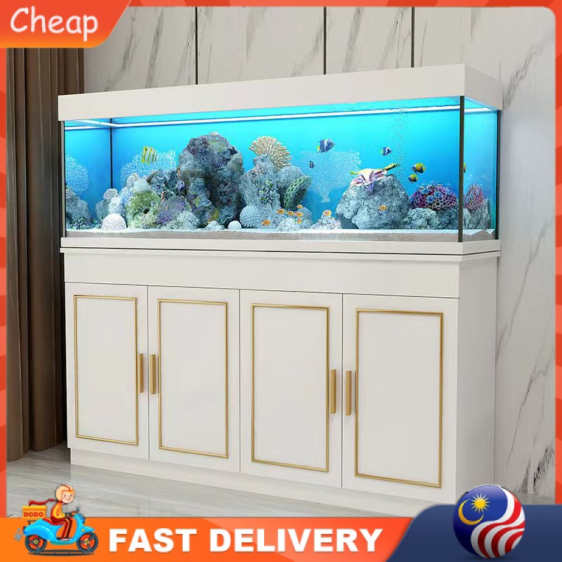 Light luxury fish tank cabinet base cabinet home living room partition ...