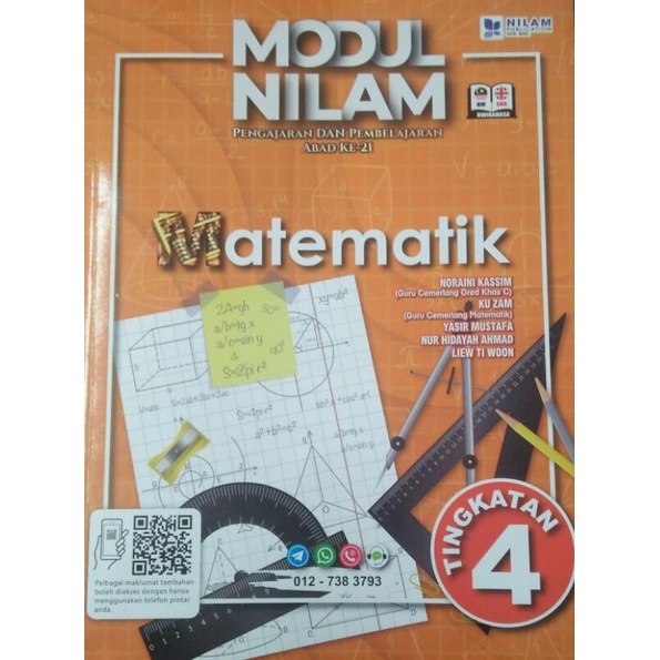 MODUL NILAM MATEMATIK TINGKATAN 4 | Shopee Malaysia