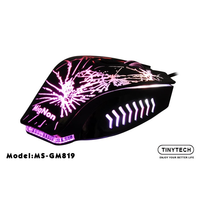 TINYTECH MS-GM819 RAINBOW BACKLIGHT USB GAMING MOUSE (MS-GM819 ...