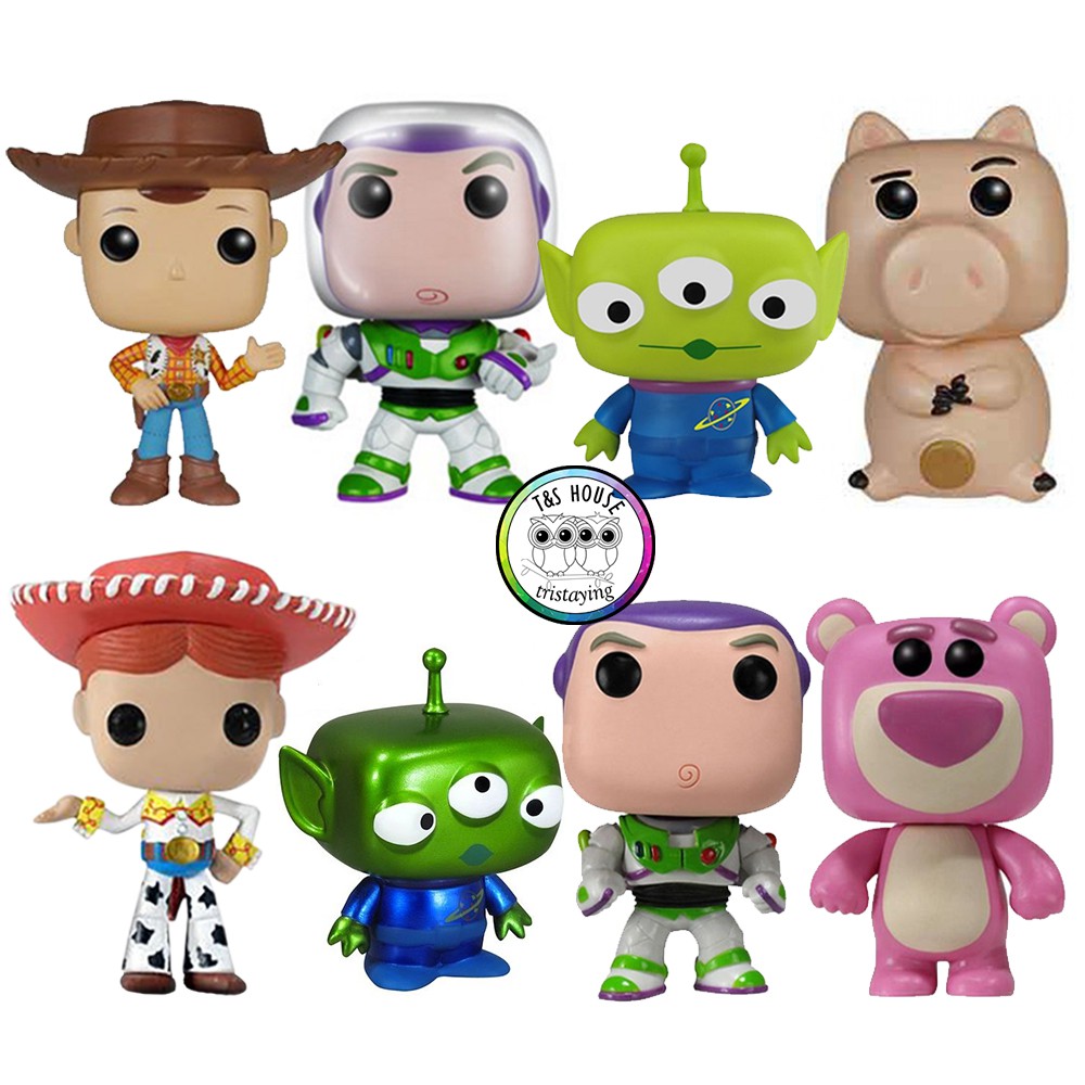 Funko Pop Toy Story Woody Buzz Lightyear Alien Lotso Hamm Vinyl Figure ...