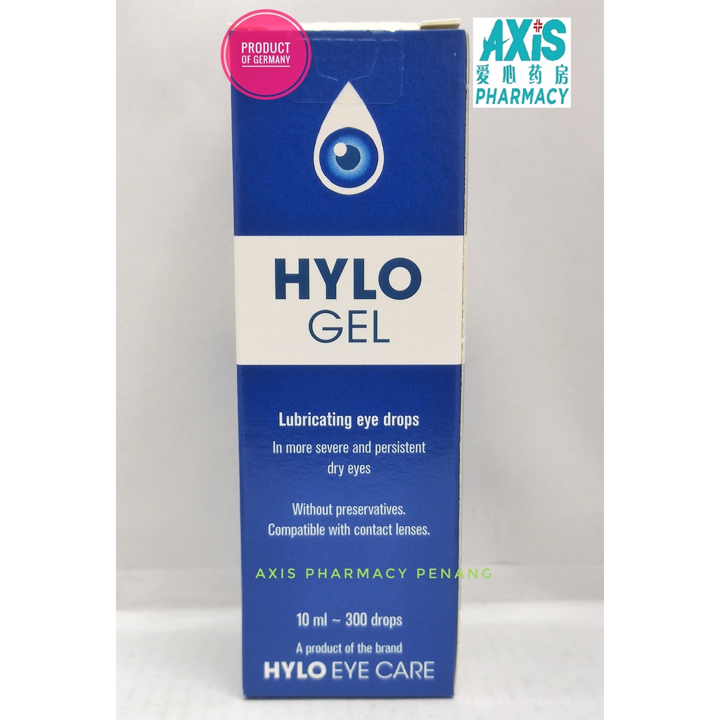 HYLO-GEL LUBRICATING EYE DROP 10ML Exp: 07/2029 | Shopee Malaysia
