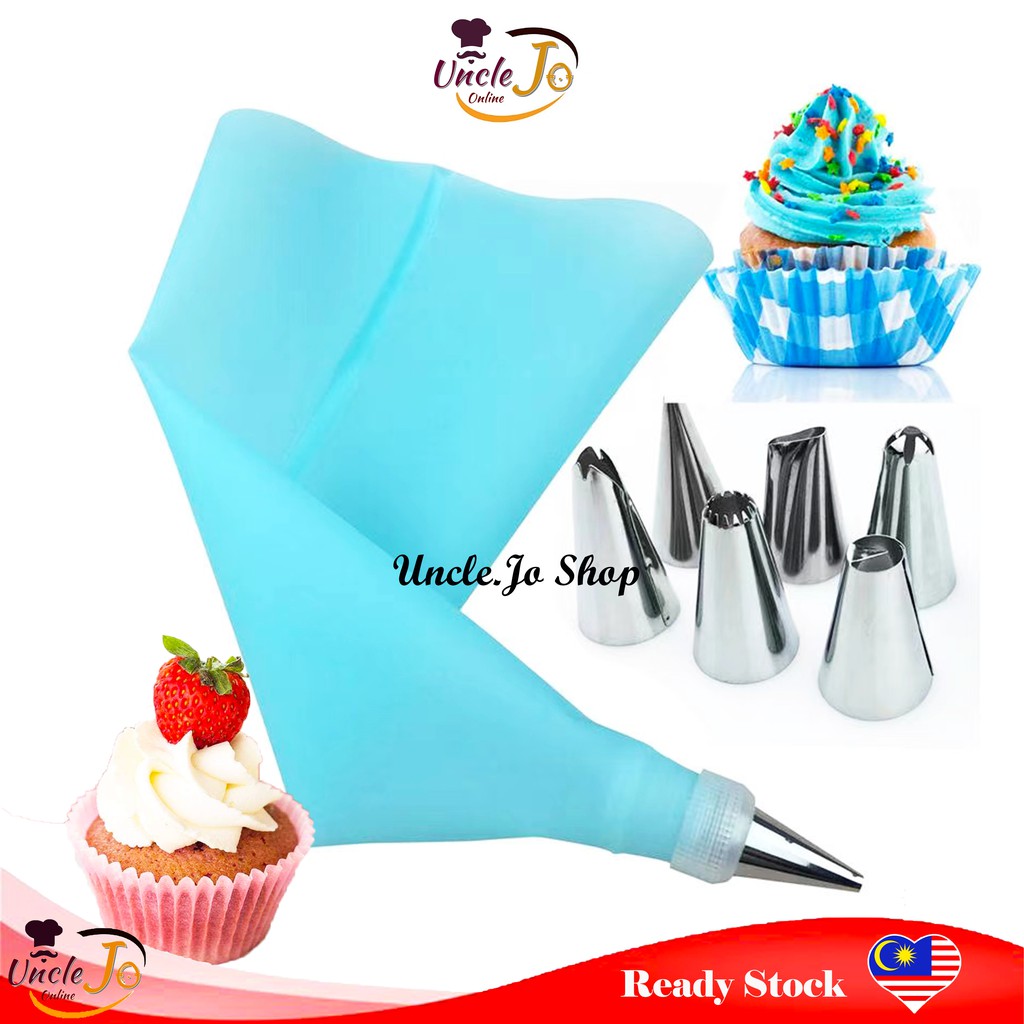 8pcs/9pcs/18pcs/20pcs Set Cake DIY Decorating Tools Set/Piping Bag ...