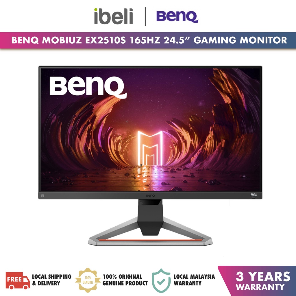 BenQ MOBIUZ EX2510S 1ms IPS 165Hz FreeSync™ Premium 25 inch 24