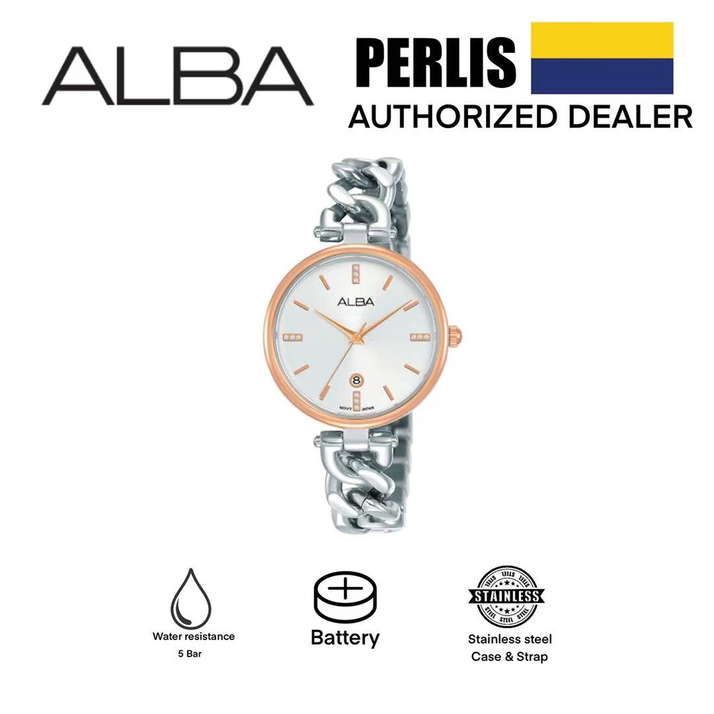 ALBA LADIES WATCHES QUARTZ JAPAN AH7S60X VJ22 X295 Shopee