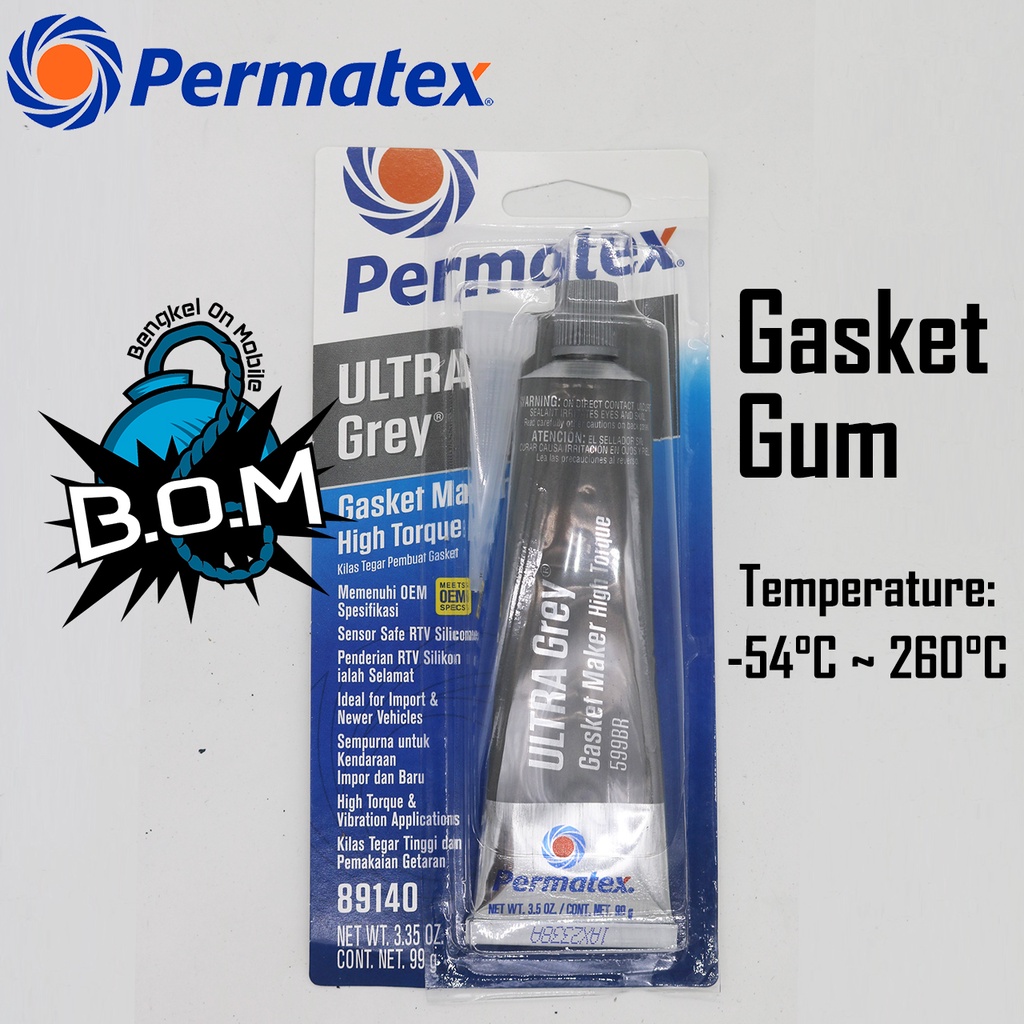 Permatex Ultra Grey Gasket Maker, Gasket Gum Shopee Malaysia