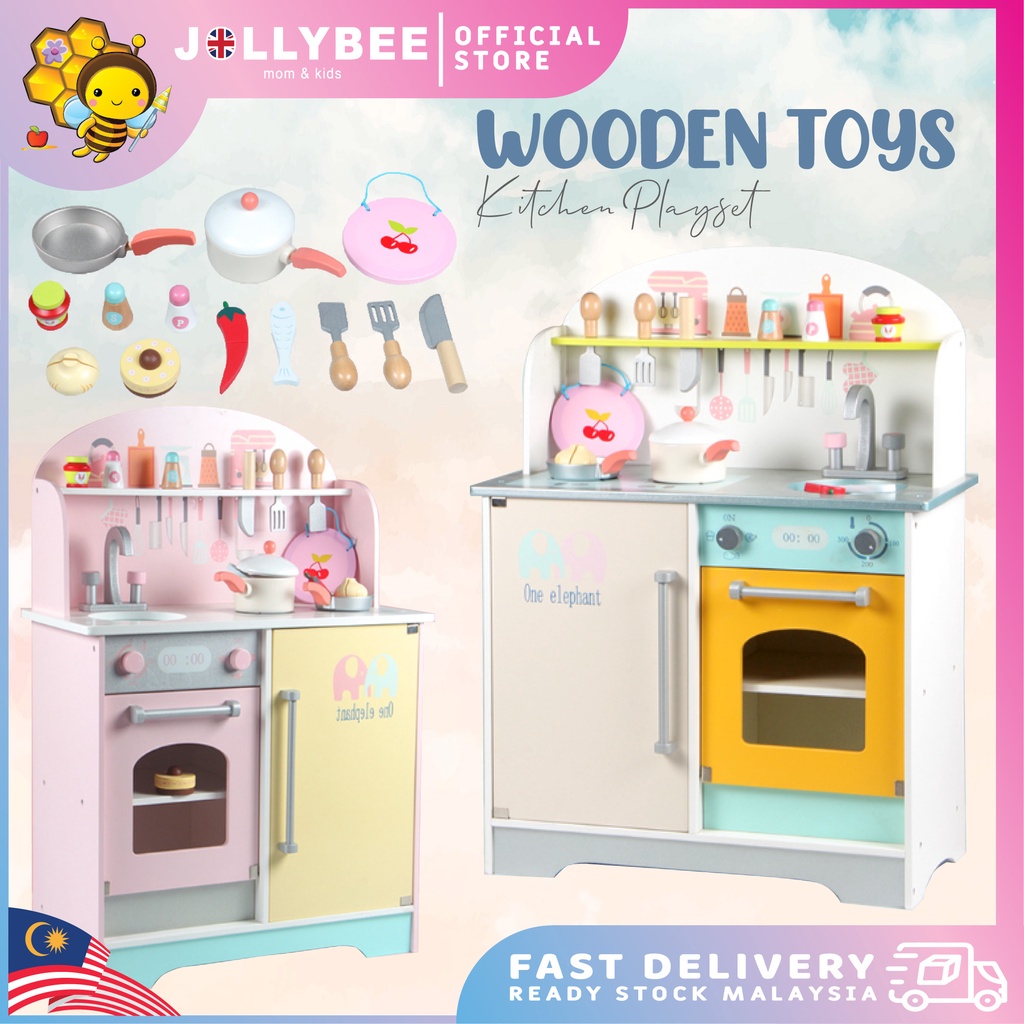 Jollybee HARAJU Pretend Play Kitchen Japanese Style Set for Kids ...