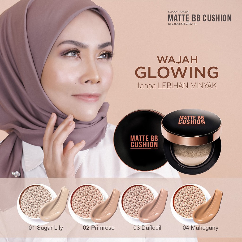 Matte BB Cushion By Sendayu Tinggi 15g SPF50+++ PA Shopee Malaysia
