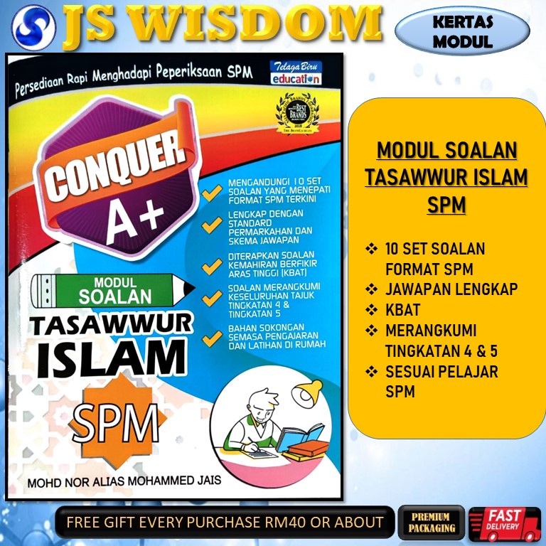 Conquer A+ Modul Soalan Tasawwur Islam SPM - KERTAS MODEL SET SOALAN ...