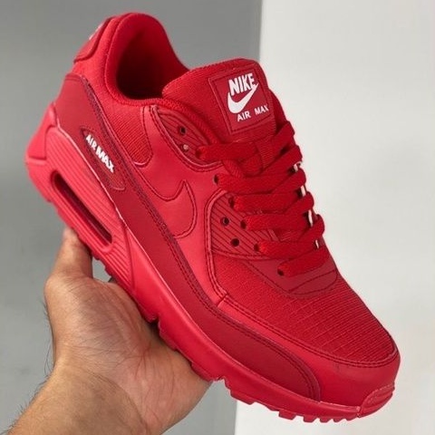 NIKE AIR MAX 90 ESSENTIAL 90 RED PREMIUM Shopee Malaysia