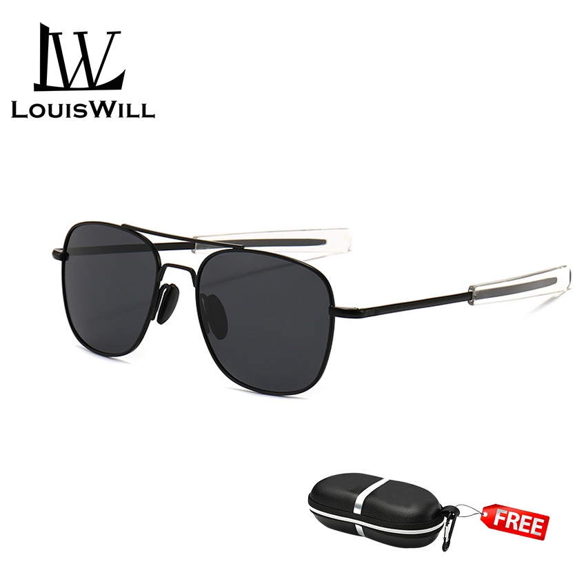 Louiswill Men Sunglasses Uv400 Polarized Sunglasses Retro Sunglasses Sport Sunglasses Outdoor 