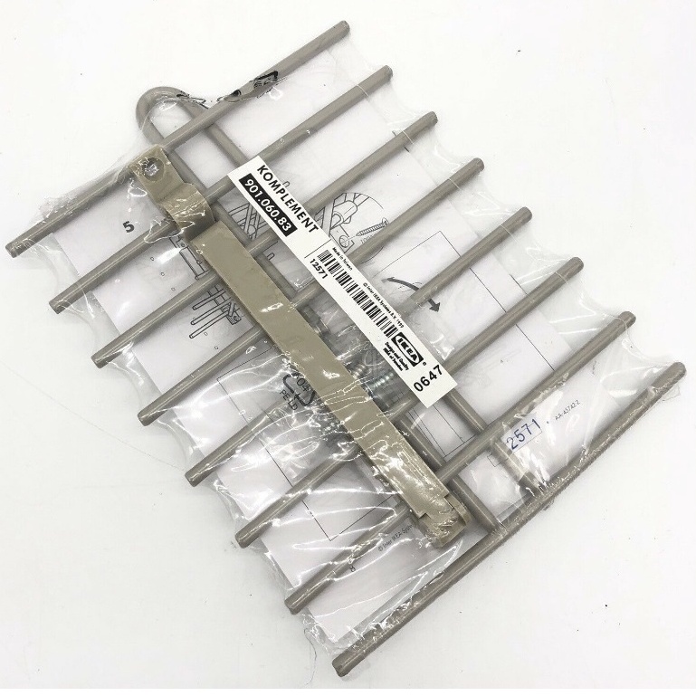 IKEA Komplement Pull Out Hanger Metal Closet Organizer Clothes Rail