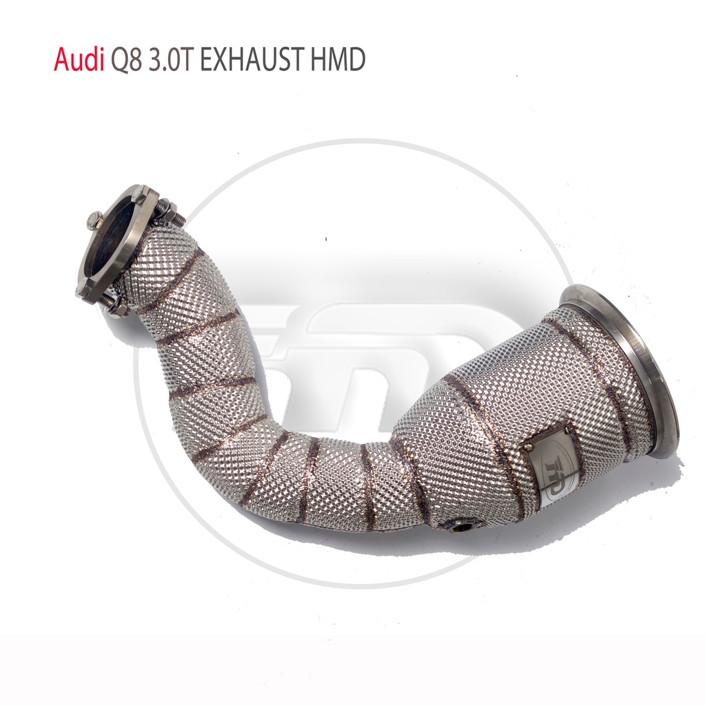 HMD Exhaust Manifold High Flow Downpipe for Audi Q8 3.0T Car ...