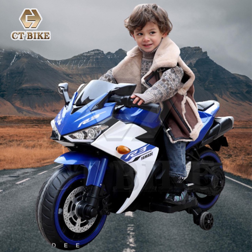 CTBIKE NEW Model Yamaha R3 Super-bike Kids Ride on Electric Motor Bike ...