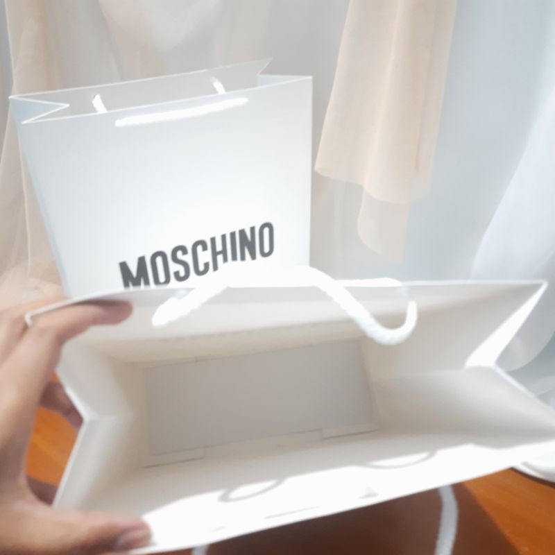 Moschino Paperbag For Hoodie T Shirts And Branded Gift Wrapping Paper Bags