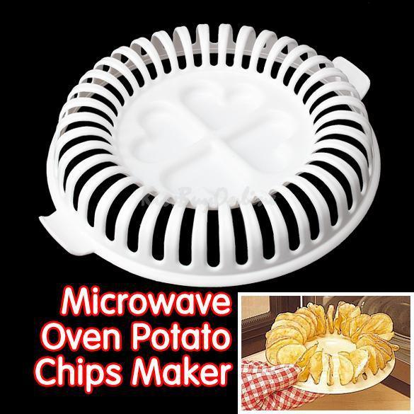 Diy Oil Free Microwave Potato Chips Maker 1307 Shopee Malaysia