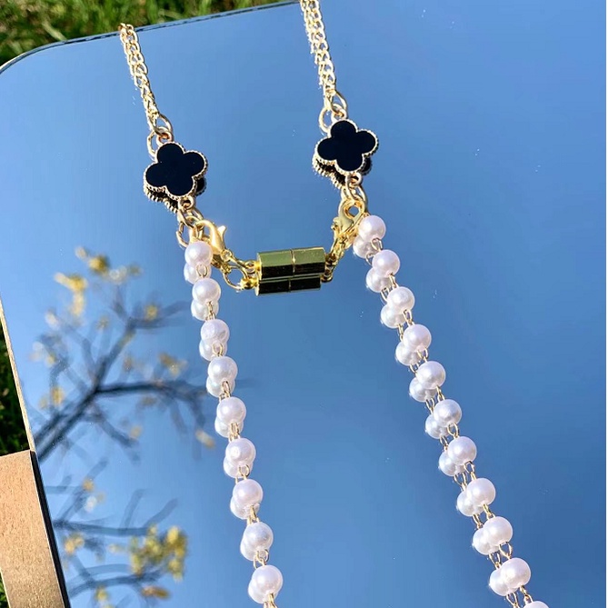 PEARL MASK EXTENDER Mask Chain Mask Adapter 2 in 1 Hijab Mask Extension