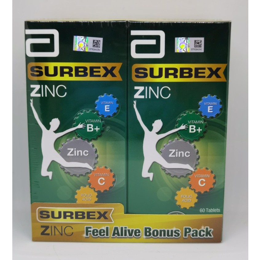 Surbex Zinc B-Pus 30s / 2 X 60's | Shopee Malaysia