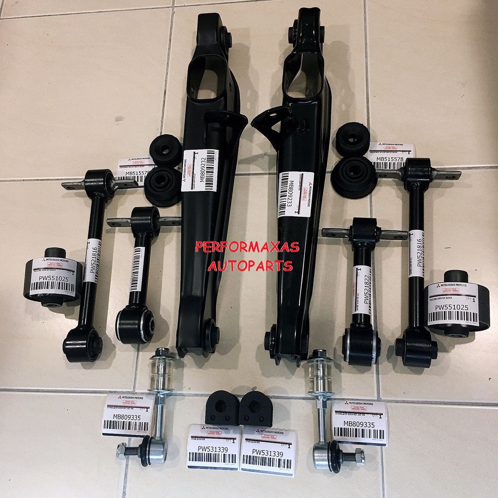 16 ITEM/FULL SET PROTON WIRA WAJA GEN2 PERSONA PUTRA REAR LOWER ARM UPPER ARM REAR TRAILING ARM