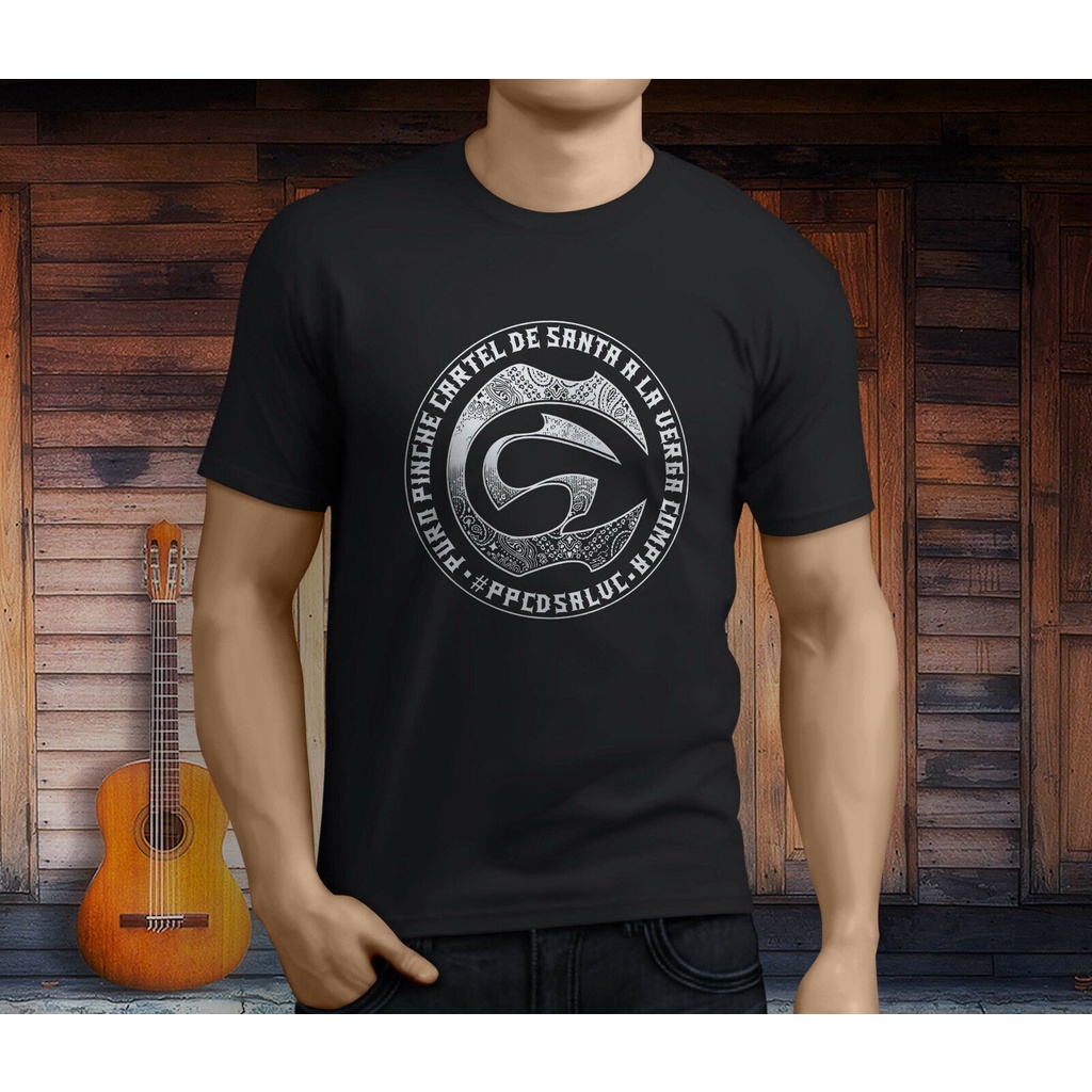 New Cartel De Santa Mexican Rap Hip Hop Band Men'S Black T-Shirt ...