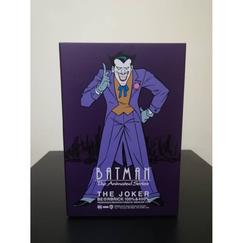 BE@RBRICK Bearbrick THE JOKER (BATMAN The Animated Series Ver.) 100％ & 400％