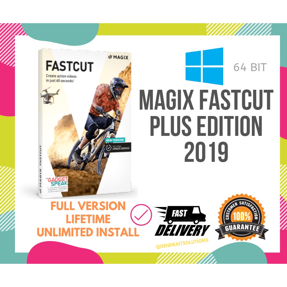 🔥HOT🔥 MAGIX Fastcut Plus Edition 3.0.3.111 2019 Full Version | Shopee ...