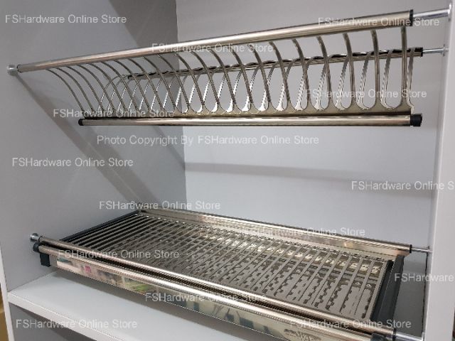 600MM 900MM x 280MM D Kitchen Cabinet Stainless Steel Dish Rack Shopee Malaysia