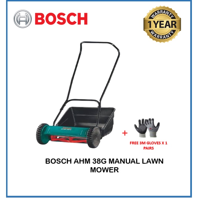 Bosch 600886103 ahm 38 g manual garden store lawn mower