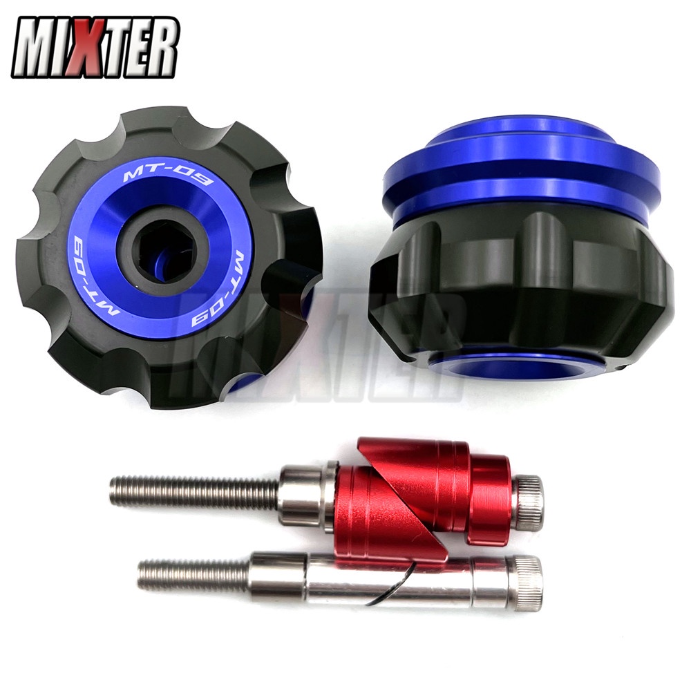 Motorcycle CNC Front & Rear Wheel Drop Ball Front Axle Slider Swing Arm