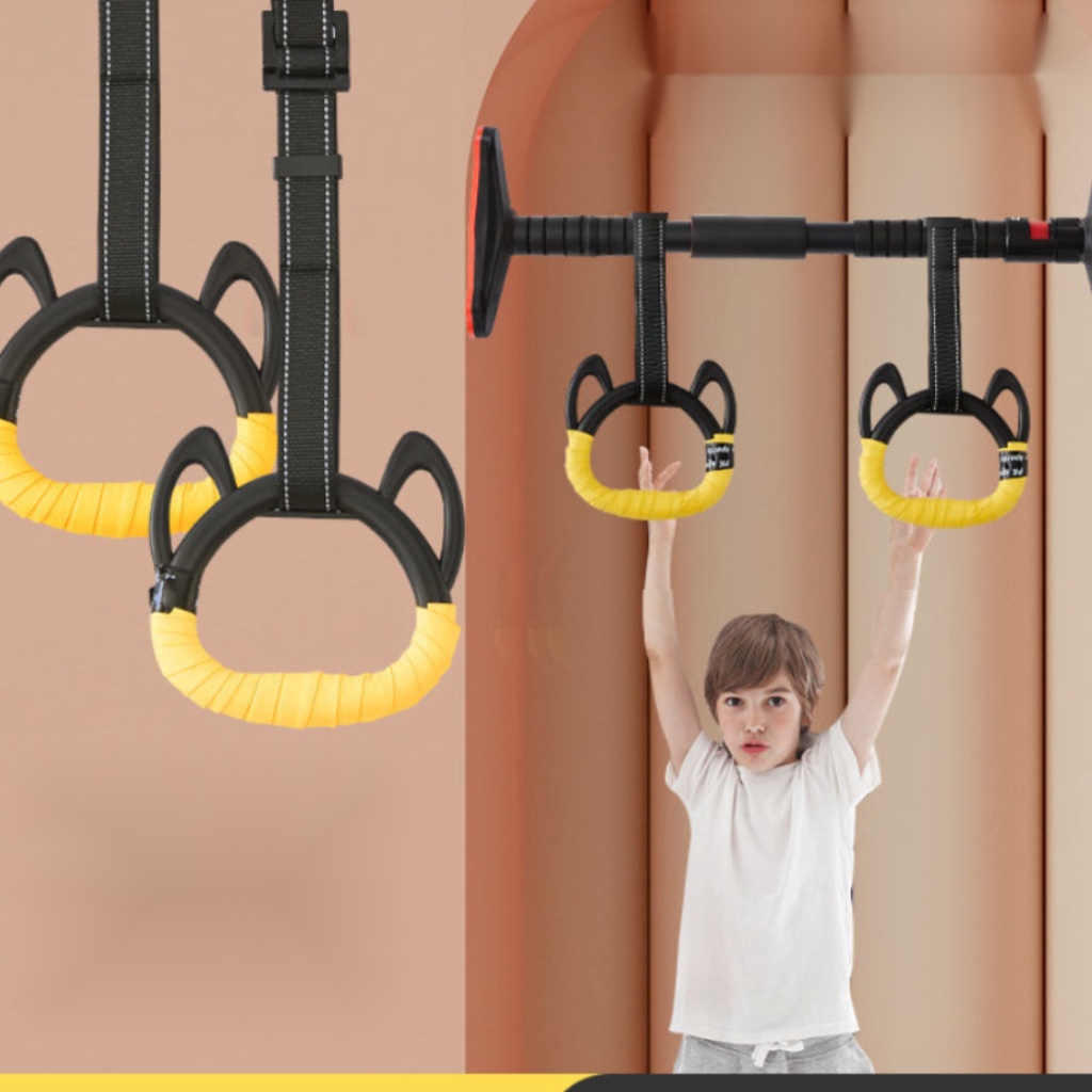 Kids Gymnastic Rings Pull up Rings for Children Exercise,Kids Workout ...