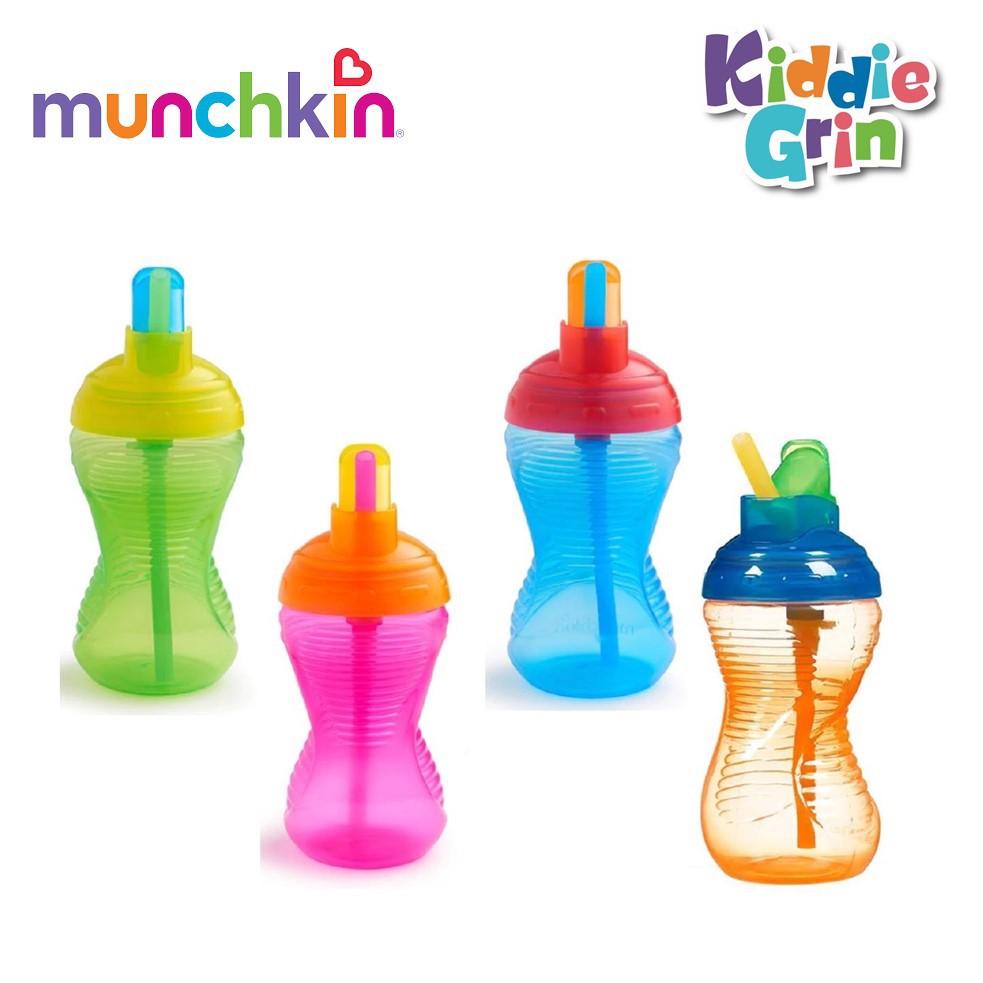 Munchkin Mighty Grip Flip Straw Cup - 10 oz