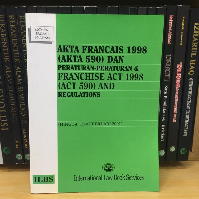 Akta Francais 1998 (Akta 590) Dan Peraturan-Peraturan | Shopee Malaysia