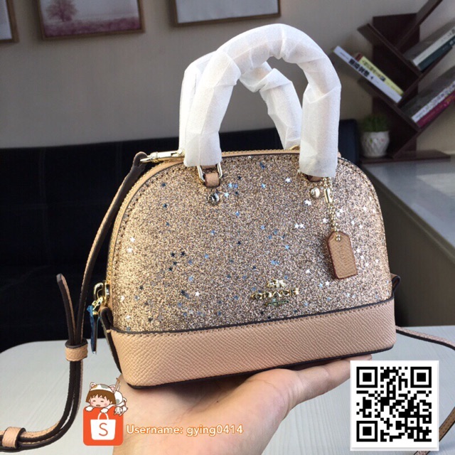 Micro mini Coach Sierra satchel w/ STAR ⭐️ glitter  Coach sierra, Small crossbody  bag, Coach crossbody bag