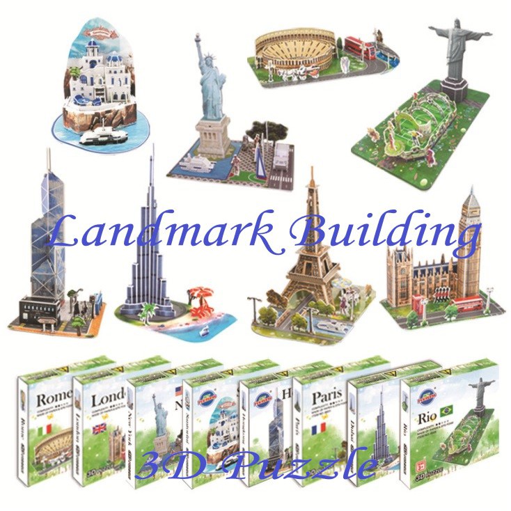 Educational 3D Puzzle - S Size National landmark building Suitable for ...