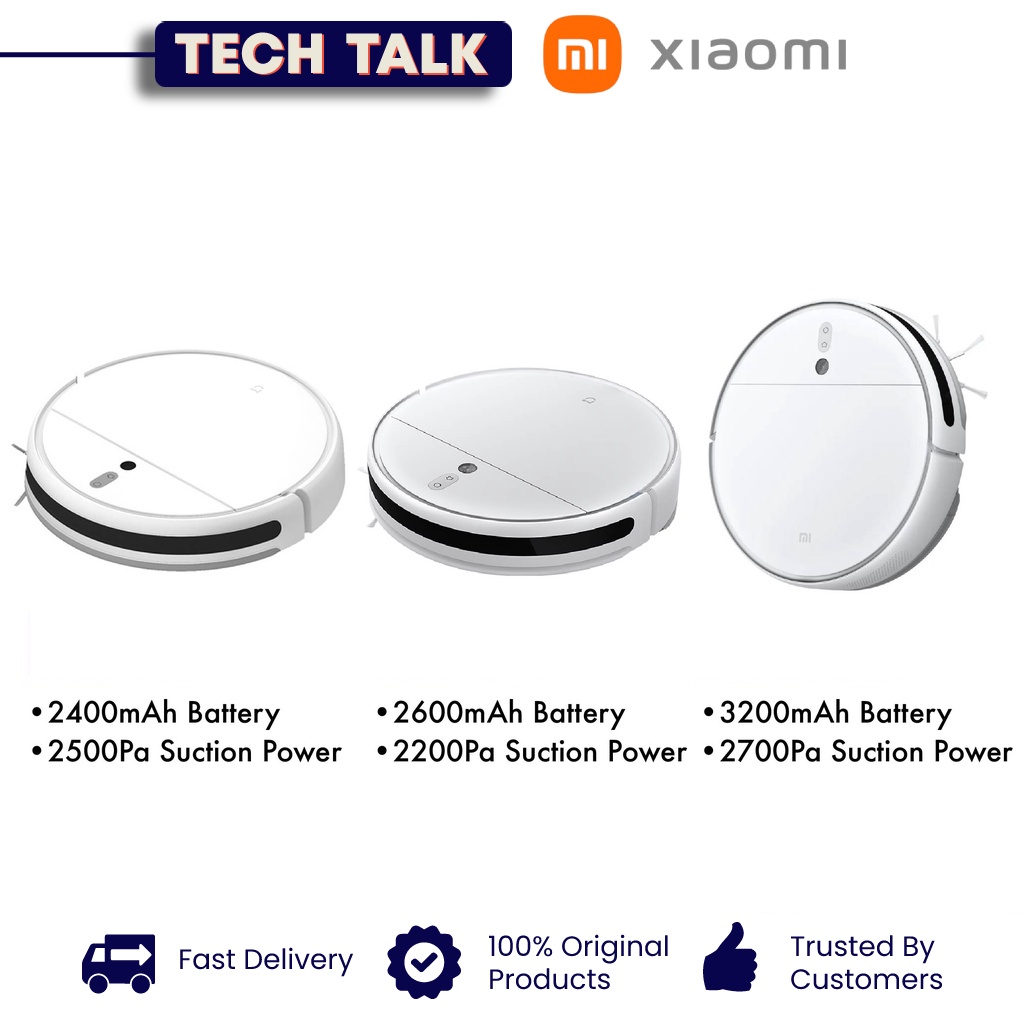 Xiaomi Smart Robot Vacuum Cleaner 1C 2C 3C Floor Sweeping Droid MOP