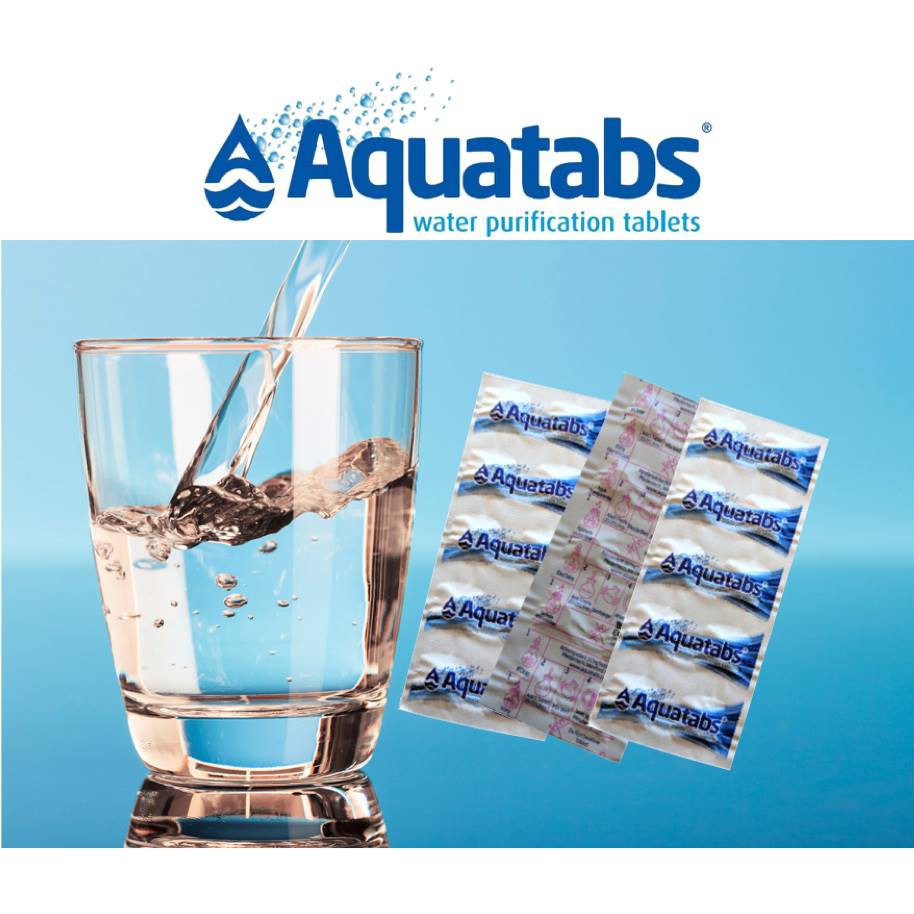 AQUATABS WATER PURIFICATION 50 TABLET PACK Shopee Malaysia