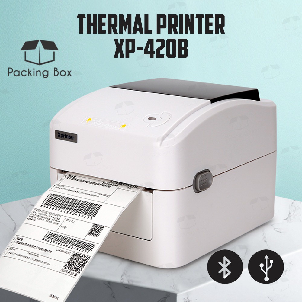 Thermal Printer A6 Bluetooth Xprinter Shopee Air Waybill Printer Barcode Shipping Label
