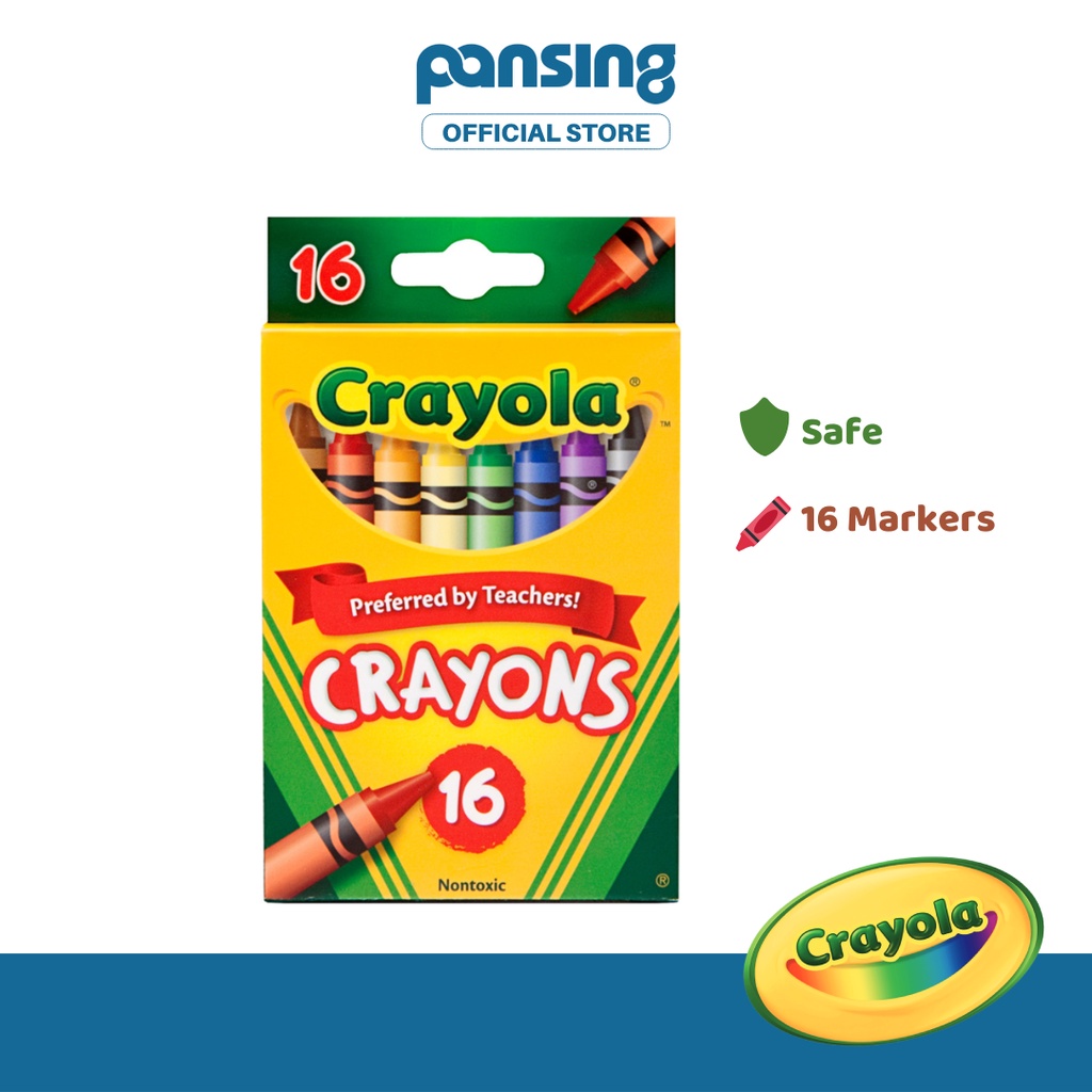 Crayola Classic Crayons (16 Count) | Shopee Malaysia