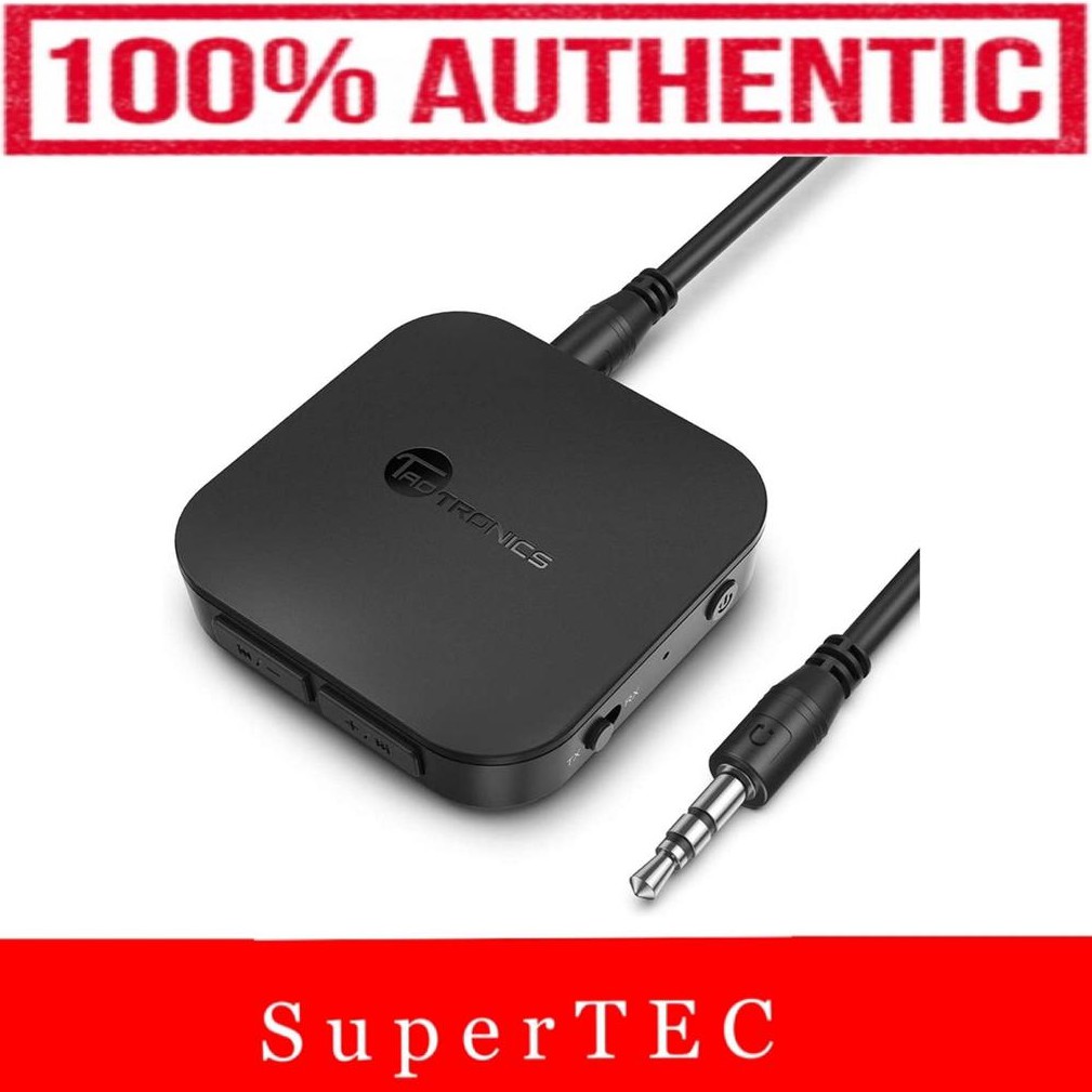 TaoTronics Bluetooth 5.0 Transmitter/Receiver TTBA08 Wireless 3.5mm Audio Adapter Low Latency