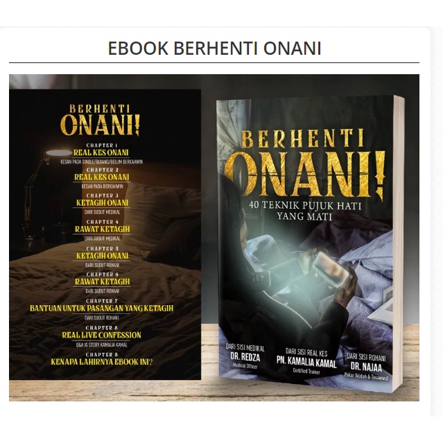 Ebook Berhenti Onani | Shopee Malaysia