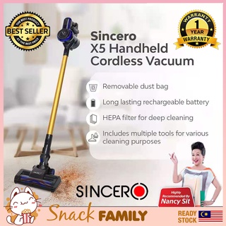 Sincero cordless cyclone vacuum cleaner x5 pro review hot sale