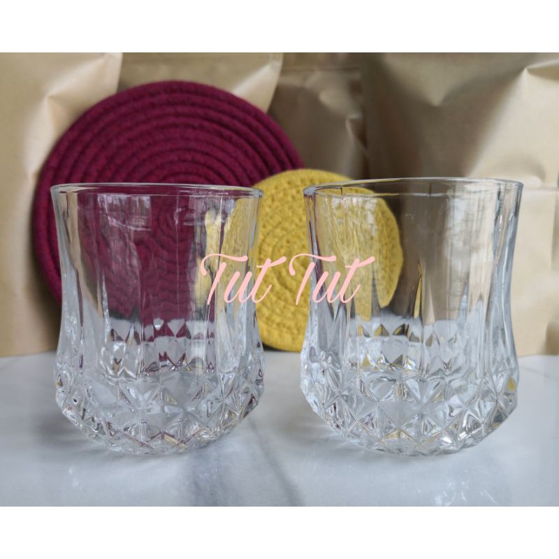 High Quality Crystal Glass Cups Tableware Wine Glass 厚实高贵水晶玻璃杯酒杯 Gelas