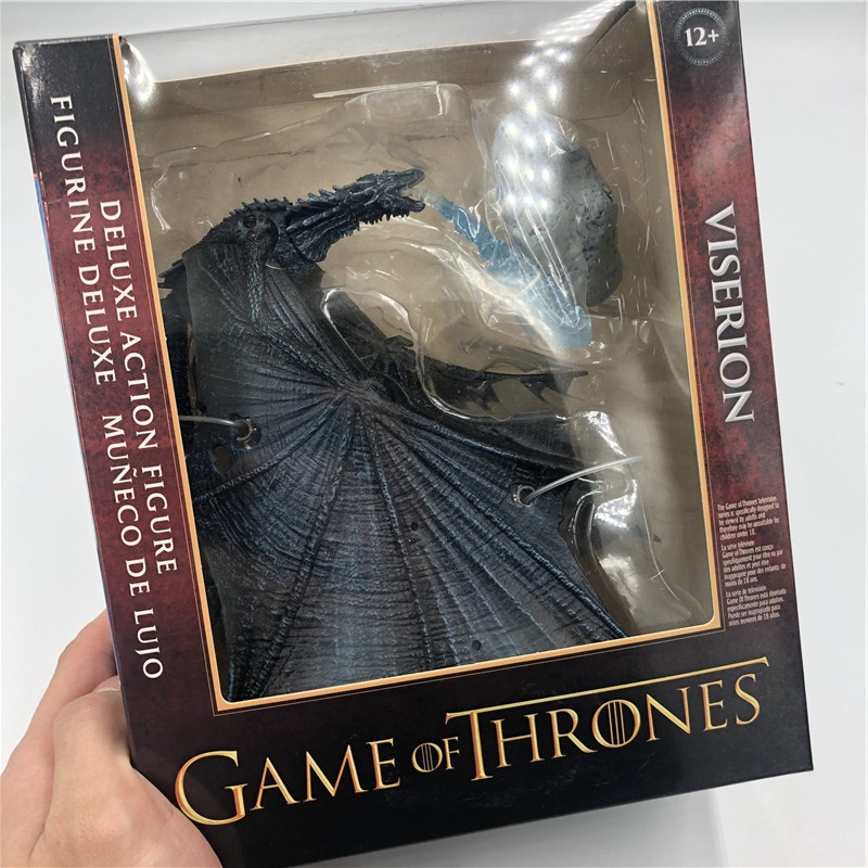 Game Of Thrones Viserion Ice Dragon Action Figure Toy | Shopee Malaysia