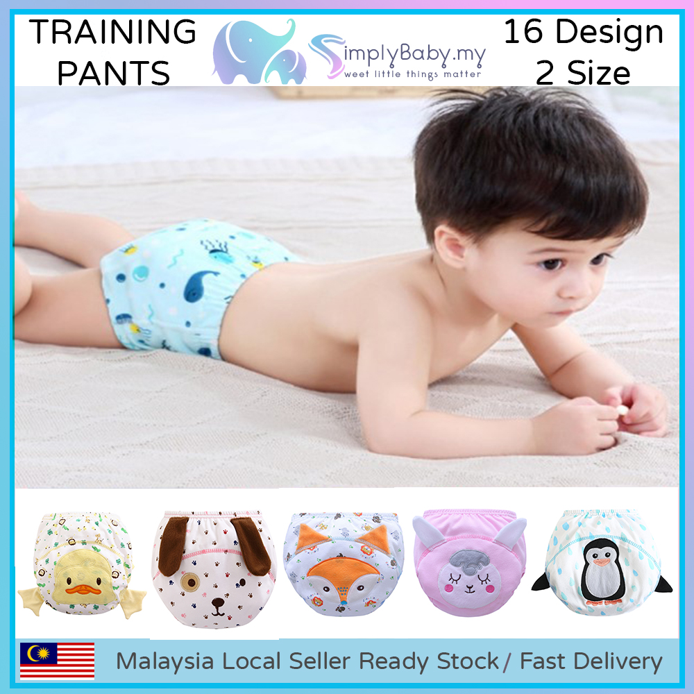 Baby Infant Waterproof Reusable Cotton Kids Potty Training Pants